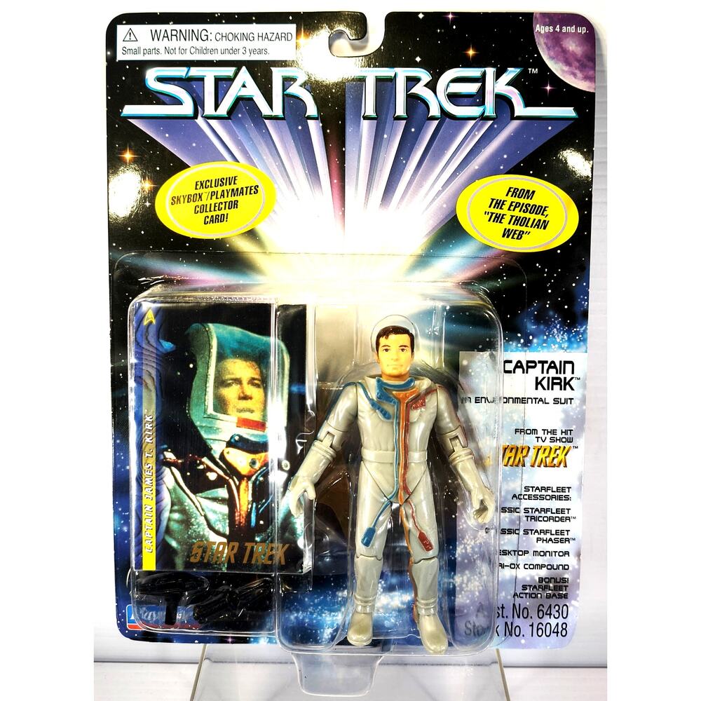 Playmates 1997 Star Trek The Original Series CAPTAIN KIRK In Environmental Suit